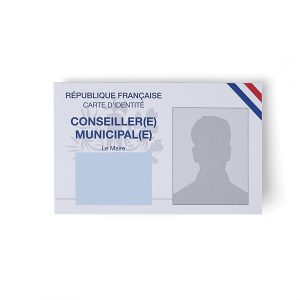 Carte d'identité 85x53mm - Conseiller municipal