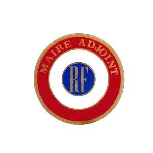 Cocarde voiture - Adjoint au maire