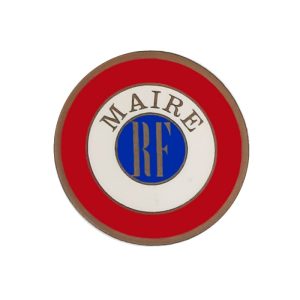 Cocarde voiture - Maire