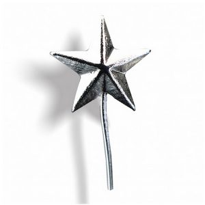 Insigne de faluche - Étoile argentée - 12mm