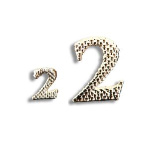 Insigne de faluche - Chiffre 2 - 17mm