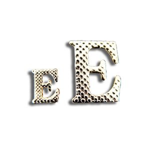 Insigne de faluche - Lettre E - 17mm