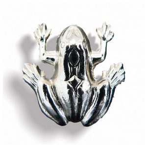 Insigne de faluche - Grenouille argentée