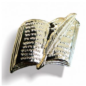 Insigne de faluche - Livre et plume