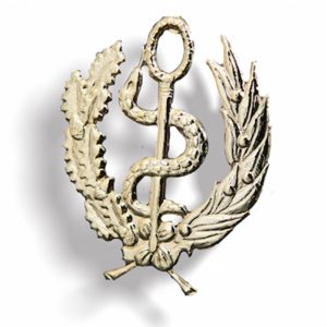 Insigne de faluche - Caducée Médecine Palme