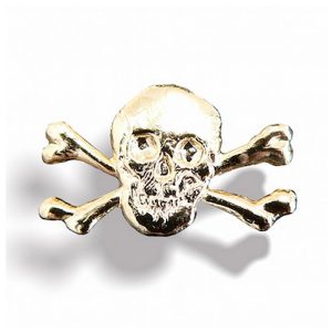 Insigne de faluche - Tête de mort sur fémurs