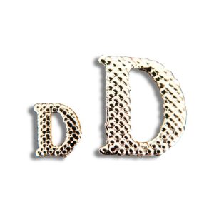 Insigne de faluche - Lettre D - 9mm