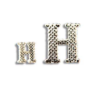 Insigne de faluche - Lettre H - 9mm