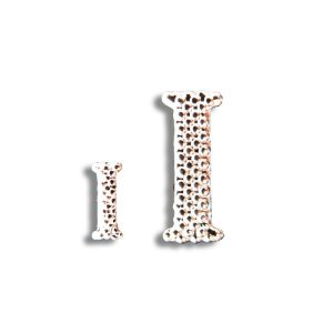 Insigne de faluche - Lettre I - 9mm