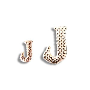 Insigne de faluche - Lettre J - 9mm