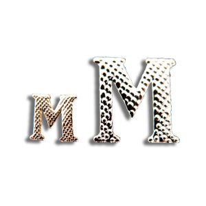 Insigne de faluche - Lettre M - 9mm