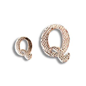 Insigne de faluche - Lettre Q - 9mm