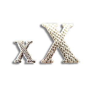 Insigne de faluche - Lettre X - 9mm