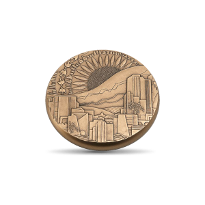 Presse-papier Développement durable 72mm Bronze