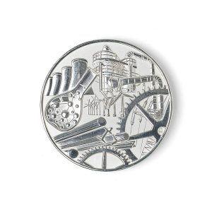 Médaille Industrie 60mm Argent