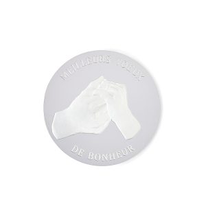 Médaille de mariage 60mm Argent