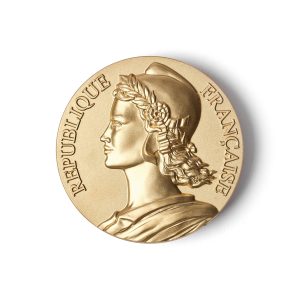 Médaille République 60mm Or