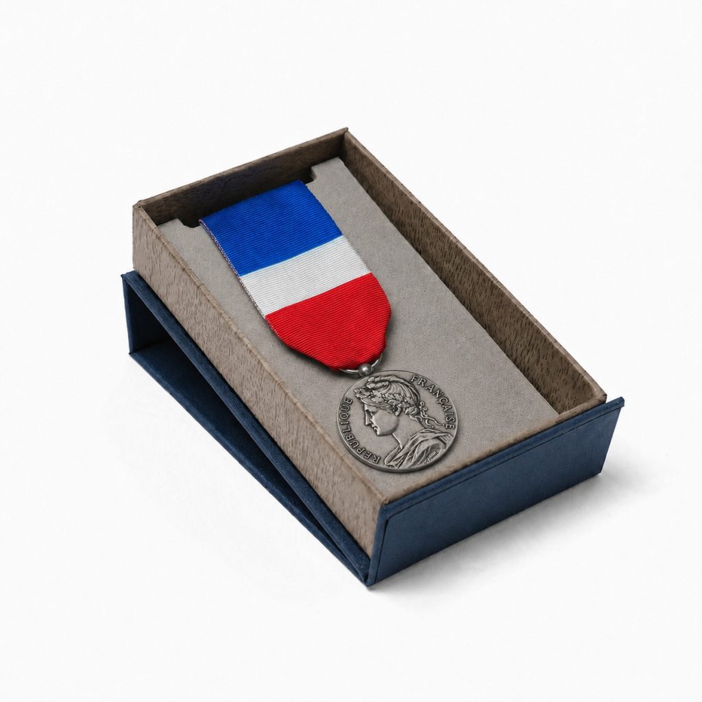 Agate - Médaille d'honneur du travail Argent 20 ans