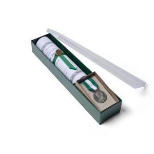 Albâtre argent massif - Médaille d'honneur régionale Argent 20 ans
