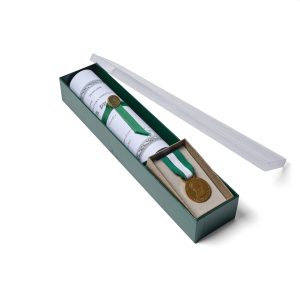Albâtre argent massif - Médaille d'honneur régionale Vermeil 30 ans