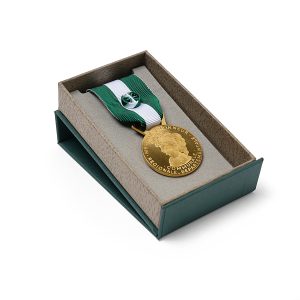 Onyx argent massif - Médaille d'honneur régionale Or 35 ans