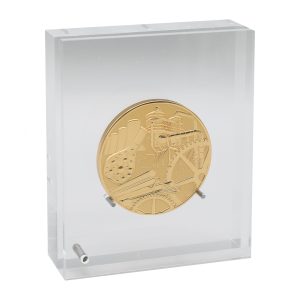 Support plexiglas - 1 médaille 60 à 70mm