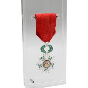 Support plexiglas - 1 médaille